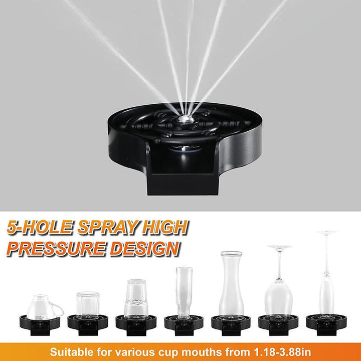 Limpiador Lava Vasos Automatico Herramienta Enjuage Cocina