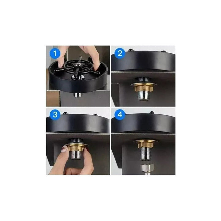 Limpiador Lava Vasos Automatico Herramienta Enjuage Cocina