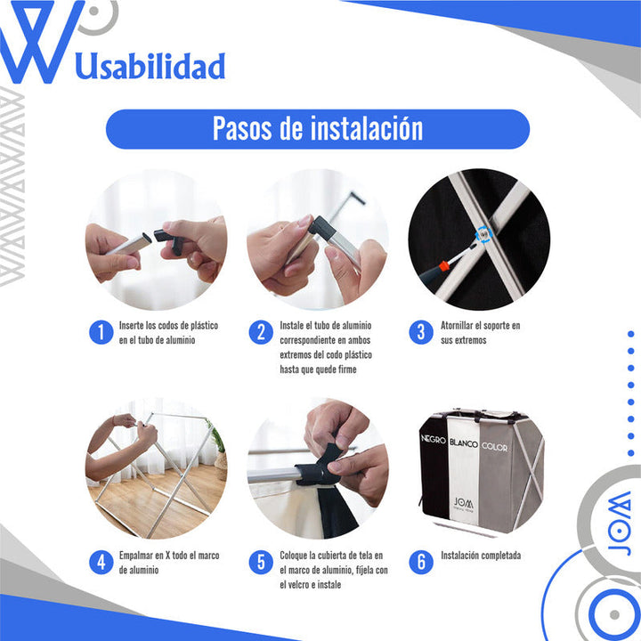 Cesta Cesto Canasta De Ropa Sucia Triple Compartimiento