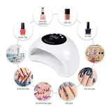 Lampara Uñas Uv Led 96w Profesional Sensor Y Temporizador