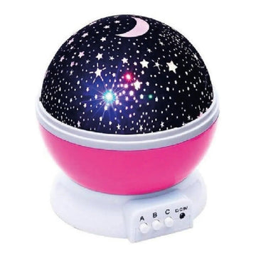 Lampara Y Proyector Giratorio De Luna Y Estrellas