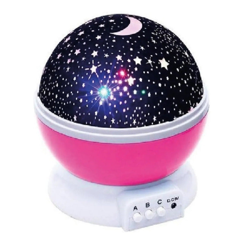 Lampara Y Proyector Giratorio De Luna Y Estrellas