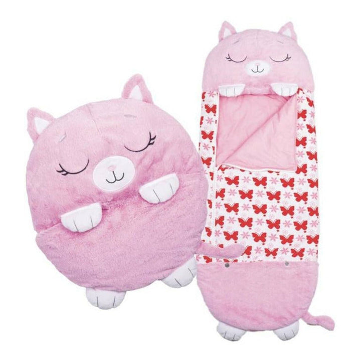 Sleeping Para Niños Bolsa Para Dormir Y Almohada Gatita
