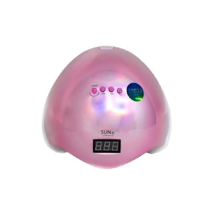 Lampara Para Uñas Metalizada Secador Led/uv 48w Temporizador