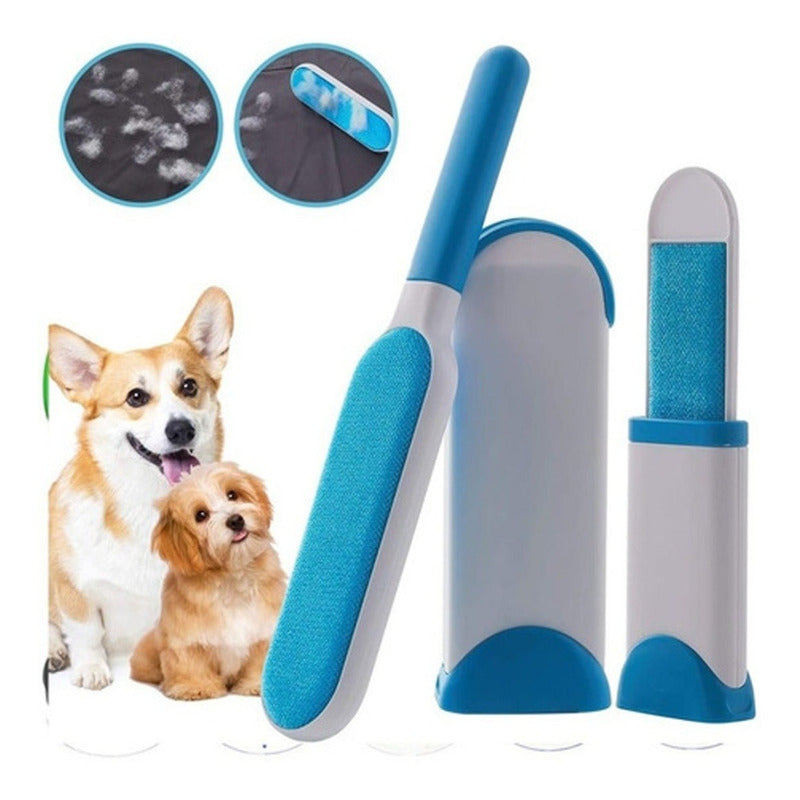 Removedor Quita Pelusa Motas Pelos + Guante Cepillo Mascotas