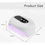 Secador De Uñas Led Z10 36w Profesional Lampara Uv Gel
