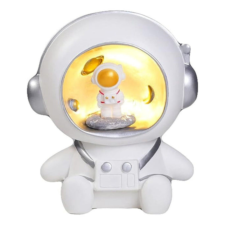 Estilo Moderno Luz De Noche Hucha Spaceman Craft Estatua