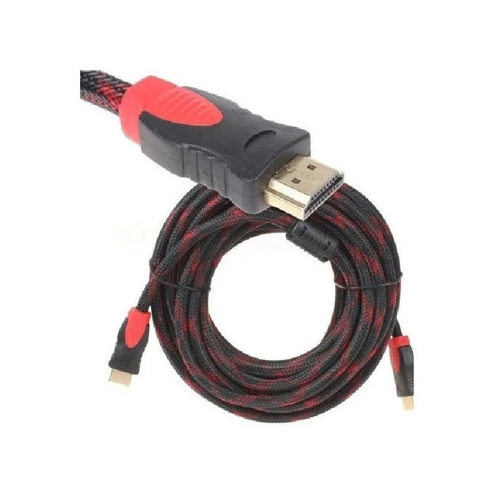 Cable Hdmi 5 Metros Doble Filtro Mallado Punta Dorada