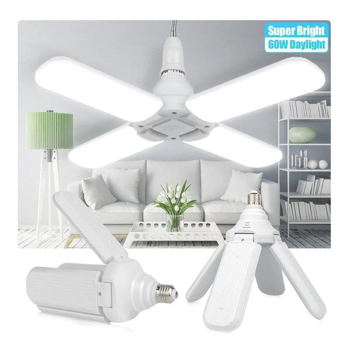 Lámparas Led Bombillos Lamparas De Techo Decorativos 4 Aspas