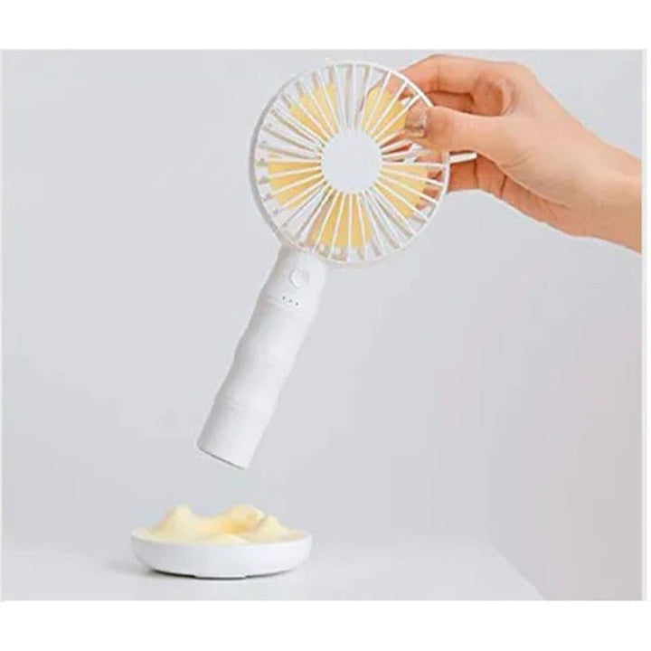 Ventilador De Mano Portátil De Escritorio Con 2 Modos