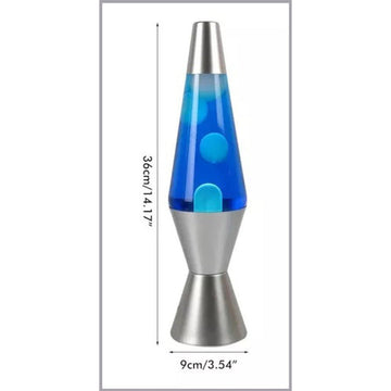Lampara De Lava Luz Creativa Decorativa Volcan De Cera Color