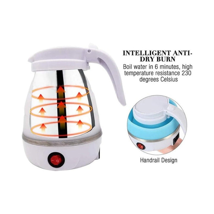 Calentador Eléctrico Plegable Portable Hervidor De Liquido Color Rosa Pálido 110v