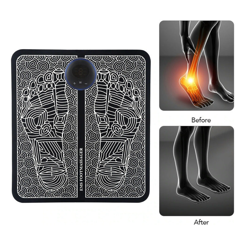 Masajeador Masaje Pies Electroestimulador Fitness Muscular Color Negro - 262323