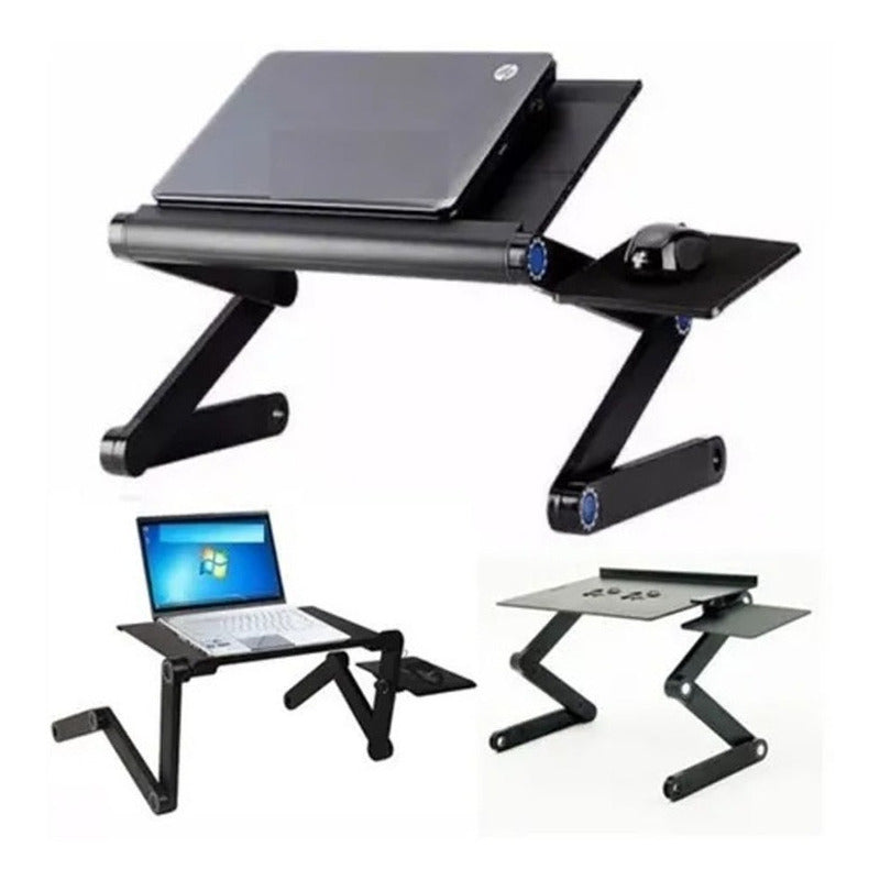Mesa Portátil Para Computador Base Plegable Dos Ventiladores