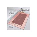 Alfombra De Baño Mágica Antideslizante Absorbente De Neopreno Gris Home