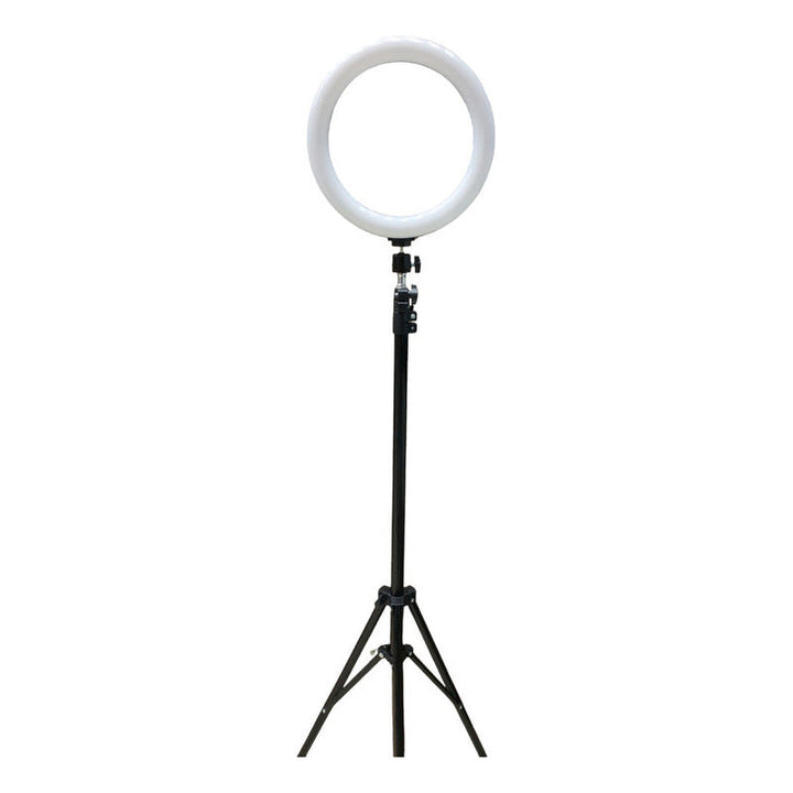 Diaz Home Dxltripled210 Aro De Luz 26 Cm Con Trípode Profesional 2 Metros De Altura Color De La Estructura Negro 220v