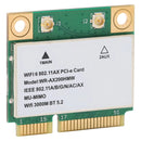 Ax200hmw Tarjeta Inalámbrica Wifi 6 De Doble Banda 802.11 A/b/g/n/ac/ax Half Mini I-e Adaptador De Red De Tarjeta Wifi Bt5.2 Para , Portátiles, Solo Para (64 Bits)