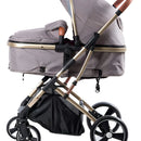 Coche Cuna Moises Para Bebe Reclinable 3 Pocisiones Blak Color Negro Color Del Chasis Negro