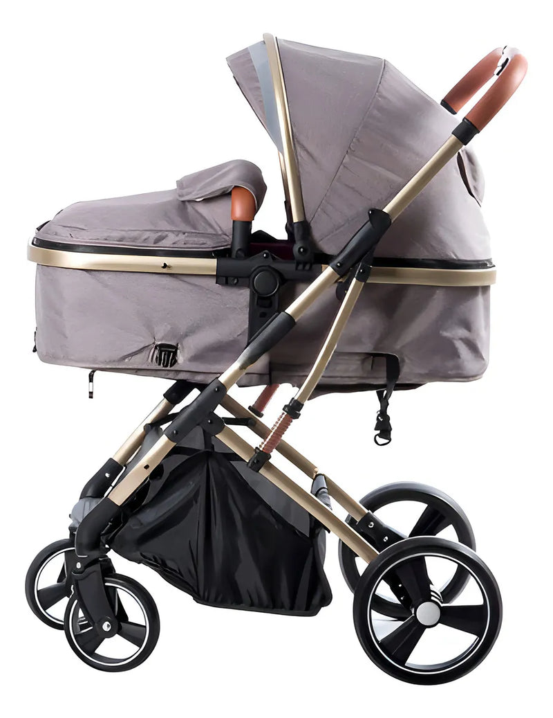 Coche Cuna Moises Para Bebe Reclinable 3 Pocisiones Blak Color Negro Color Del Chasis Negro