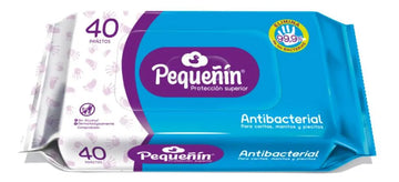 Pañitos Húmedos Pequeñín Antibacterial 40 Unidades