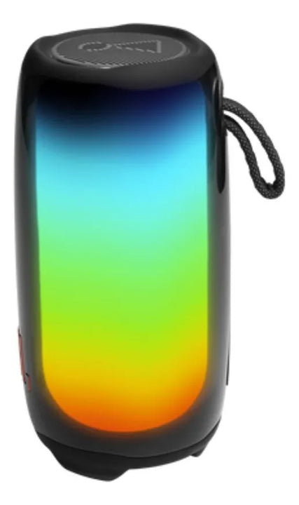 Parlante JBL Pulse 5 portátil con bluetooth waterproof negra