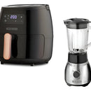 Combo Cocina Fácil Black+decker Freidora + Licuadora Pro. Negro