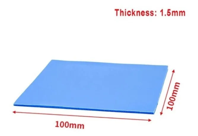 Almohadilla Térmica Thermal Pad 100x100x 1,5mm De 6,0 W/mk