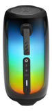 Parlante JBL Pulse 5 portátil con bluetooth waterproof negra