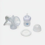 Extractor De Leche Manual + Pezoneras Par Con Cajita