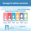 Chupo Dr Browns Para Biberón Estándar Nivel 2 Color Blanco Blanco