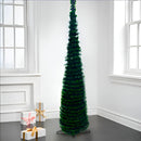 Árbol De Navidad Artificial Plegable Fácil Armado 150cm Color Verde Claro