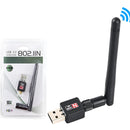 Adaptador Wifi Usb 2.0 Con Antena 270 Mbps 5dbi 802,11b/g/n