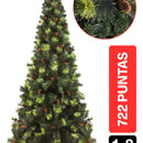 Árbol De Navidad Pino York 1.80m Verde 722 Puntas Gio Home