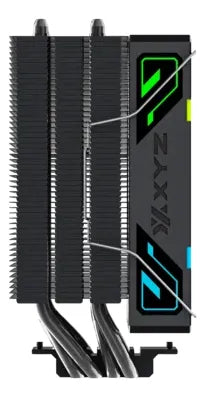 Cooler Cpu Xyz Thermax 4 Black Vortex Argb Fan Pwm Control