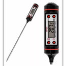 Termometro Digital Lcd Pincha Carne -50° A 300° - 4 Botones Color Negro