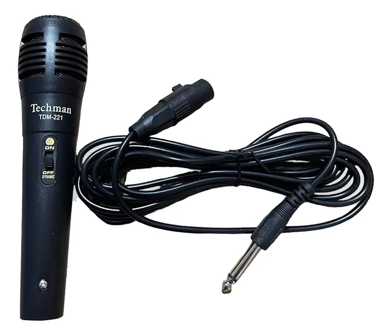 Cabina Recargable Américan Sound 10 Pulgadas Base+microfono Negro