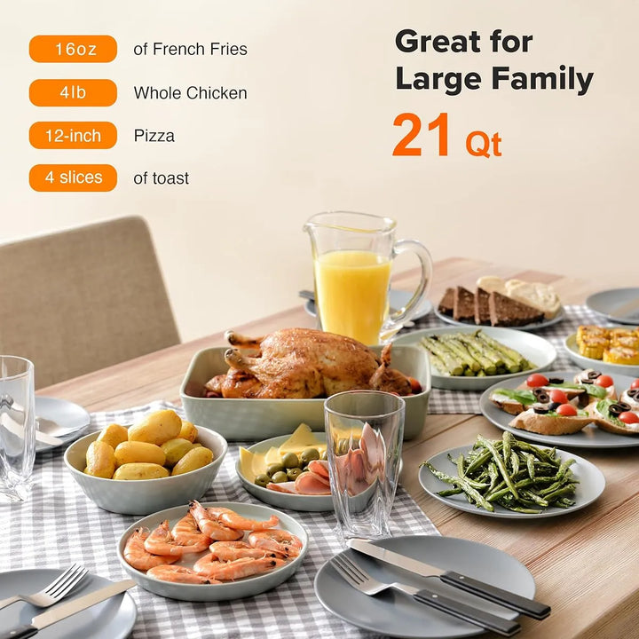 Bravo Pro Smart Air Fryer Combo De Horno Tostador Funciones