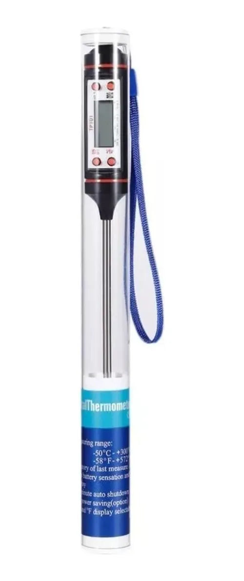 Termómetro Digital De Cocina De Punzon Sonda Chef Multiusos Negro