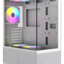 Gabinete Gamer Raidmax I802 Air Negra 5x Ventiladores Frgb Blanco