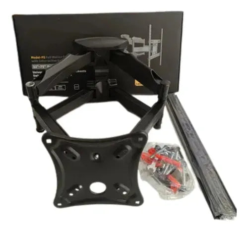 Soporte Televisor Tv 32 75 Pulgadas Doble Brazo Fino Grueso Negro