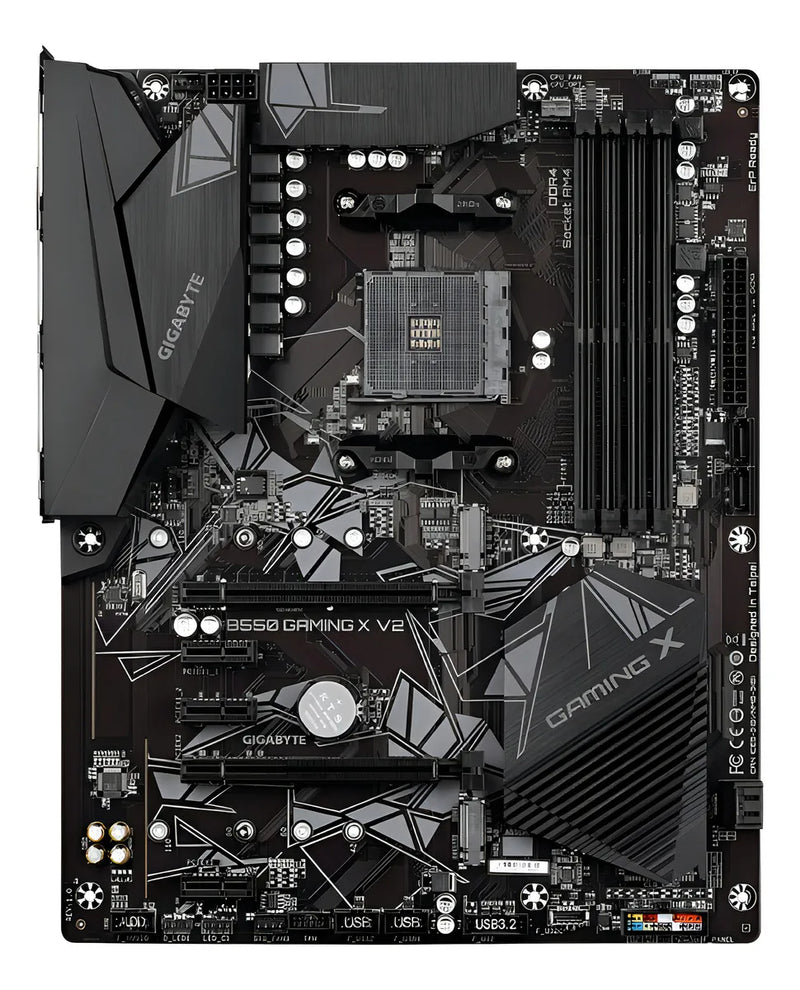 Motherboard Gigabyte B550 Gaming X V2 Ddr4 Am4 Color Negro