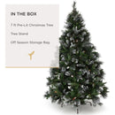 Papyrus Arbol De Navidad Artificial Preiluminado De 7 Pies,