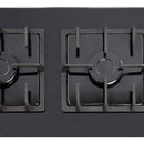 Estufa De Empotrar Vidrio Templado 2pt Gas Propano 6040 Negro