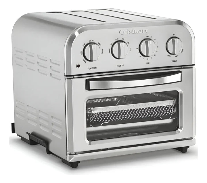 Horno Freidora De Aire Cuisinart 4 En 1 Compacto Airfryer Plateado