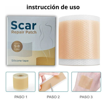 Parche cinta Silicona Eliminación de Cicatrices Adhesivo