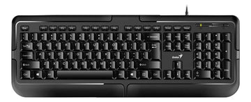 Teclado de una mano Genius QWERTY español color negro