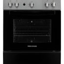 Estufa De Piso 4 Puestos Con Horno Gas Natural Negra 60cm Negro