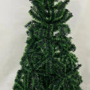 Arbol De Navidad Tipo Eco Punta Verde 210cm Incluye100luces. Verde Oscuro