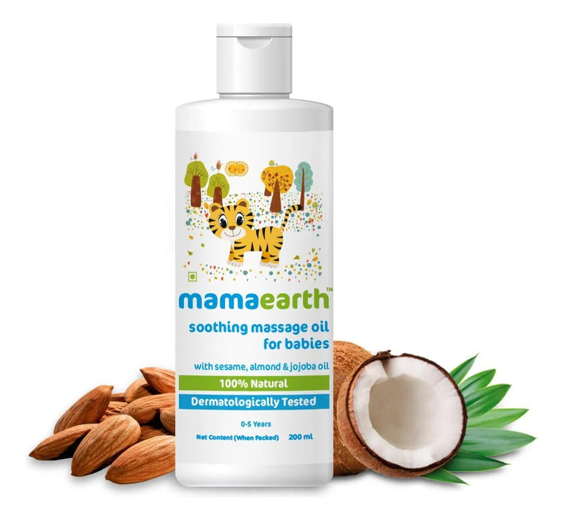 Mamaearth Aceite De Masaje Calmante Para Bebés | Hidrataci.