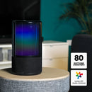 Parlante Recargable Lesk 80w Vta Con Audio 360°, Luces Led Y Color Negro